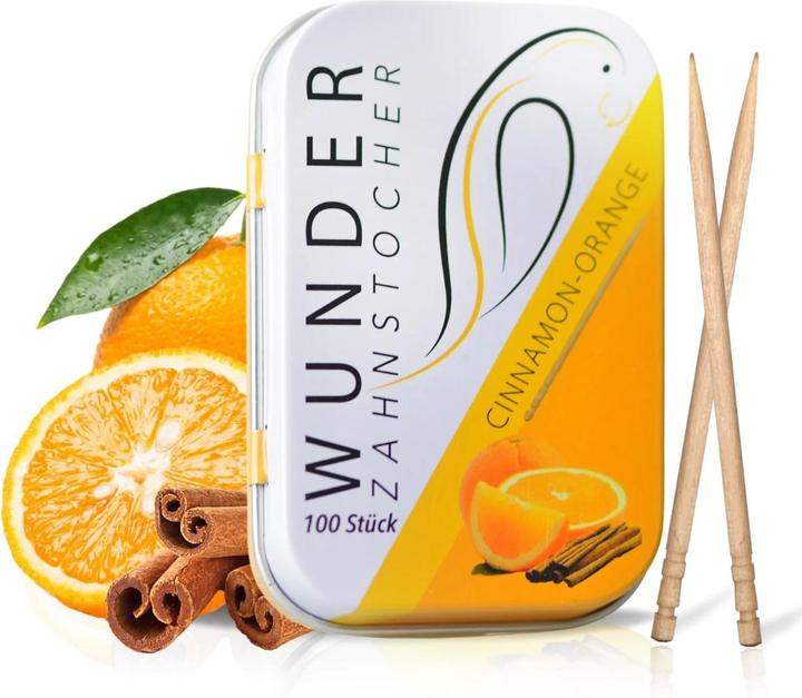 Image du produit Wunder Zahnstocher Cure-dents parfum cannelle-orange (1 x)