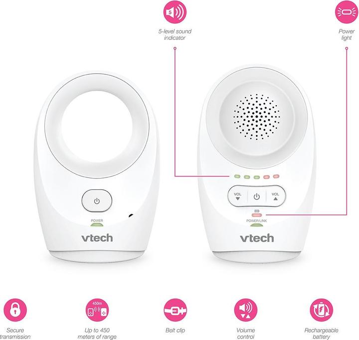 Image du produit VTech DM1111 (Babyphone Audio, 460 m)