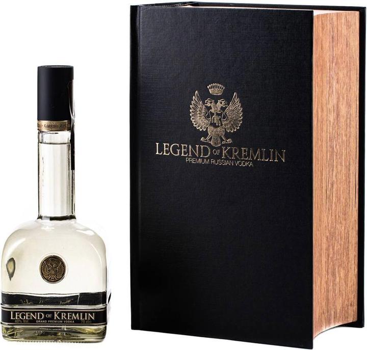 Produktbild Legend Of Kremlin Vodka mit Buch (1 x 70 cl)