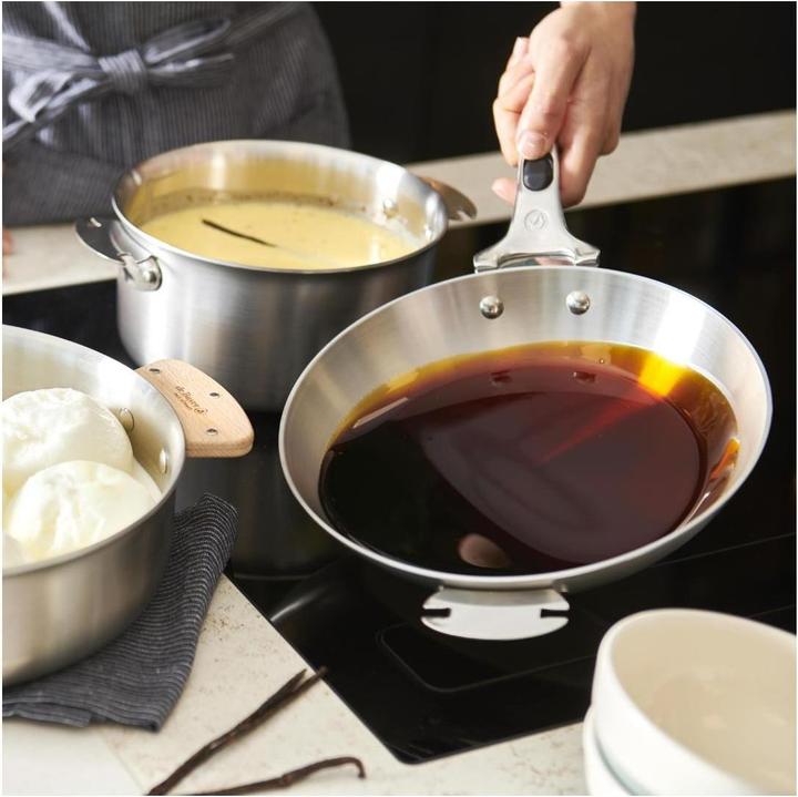Actual product image de Buyer PAN ALCHIMY LOQY ø24 (24 cm, Frying pan, Stainless steel)