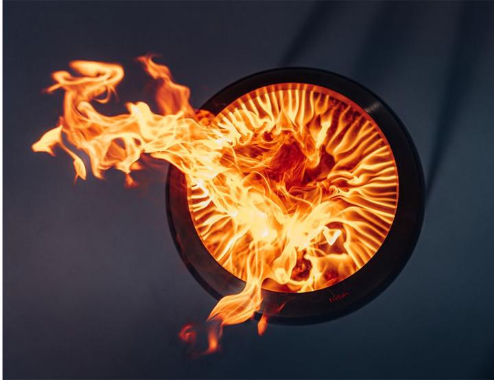 Actual product image Höfats MOON 45 fire bowl with high base (45 cm)