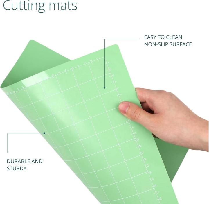 Image du produit Loklik Cutting Mat Fabric Grip - Pack de 3 - bundle (vert,violet,bleu)