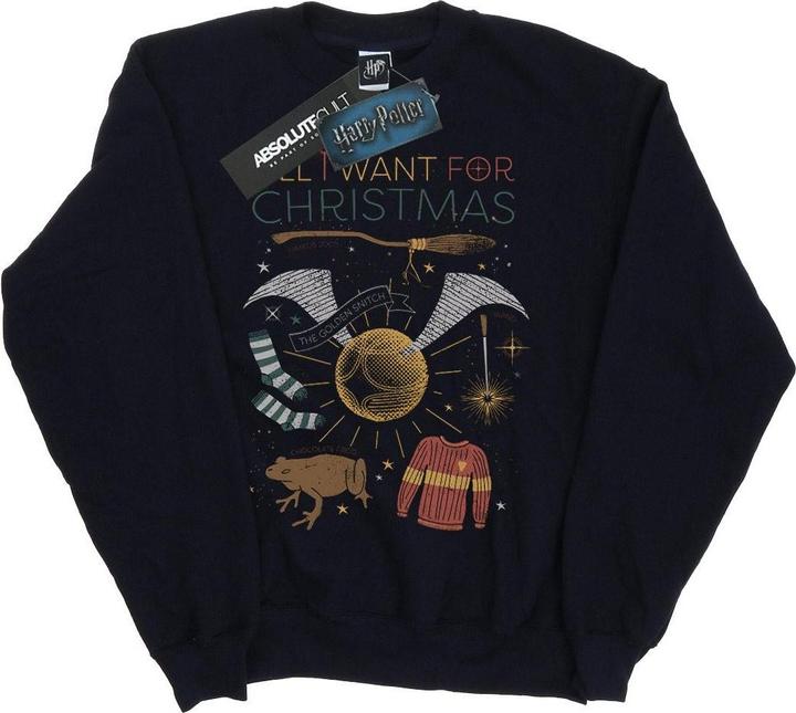 Produktbild All I Want For Christmas Sweatshirt Mädchen (140, 146)