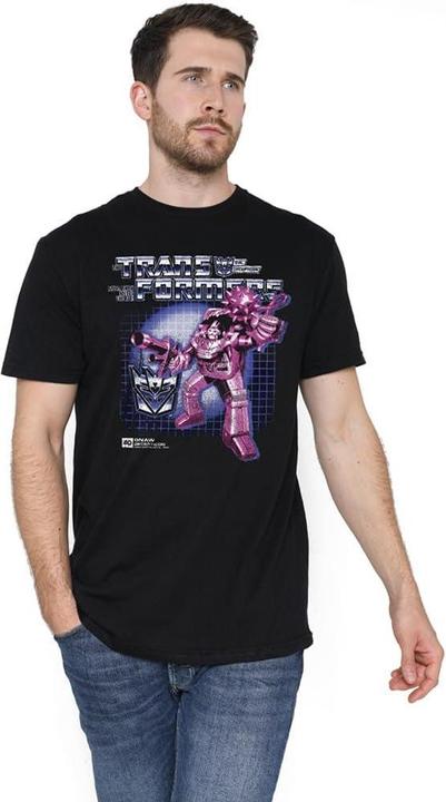 Actual product image Transformers Mens Gnaw Box 40th T-Shirt (XL)