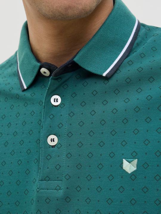 Actual product image Jack & Jones All Over Print Polokragen Poloshirt Poloshirt (L)