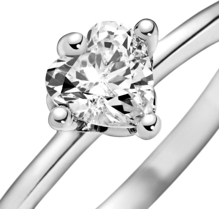 Produktbild Pandora Clear Heart Solitaire Ring (58, 925 Silber)