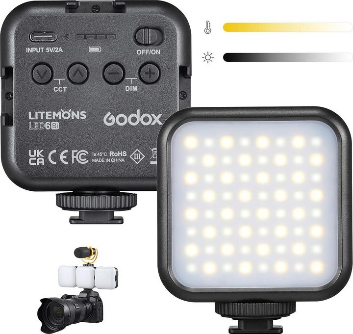 Produktbild Godox LED6BI Litemons (Videoleuchte)