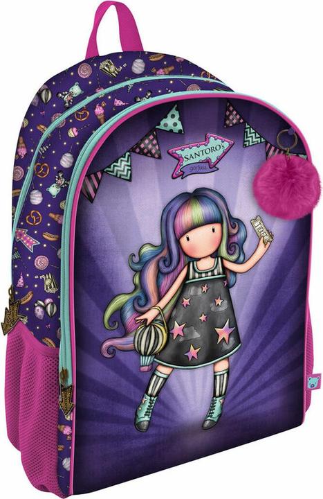 Immagine prodotto Gorjuss Zaino scuola Up and away Viola (31,5 x 44 x 22,5 cm)
