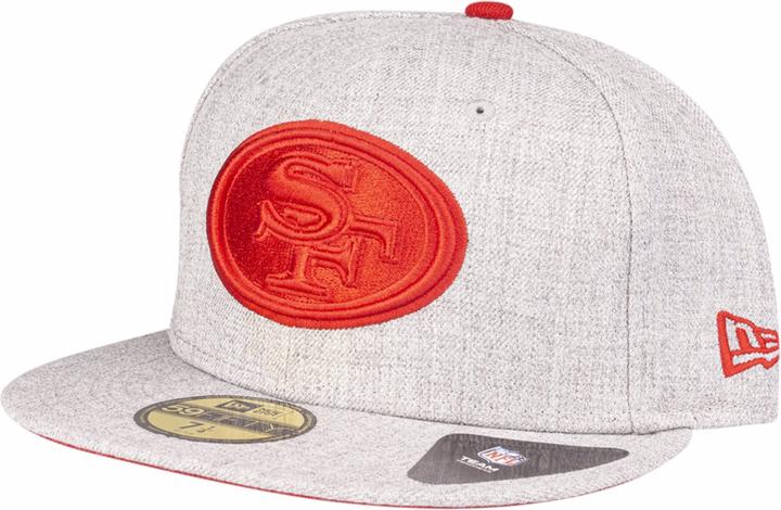 New Era 59Fifty Heather Grey San Francisco 49Ers