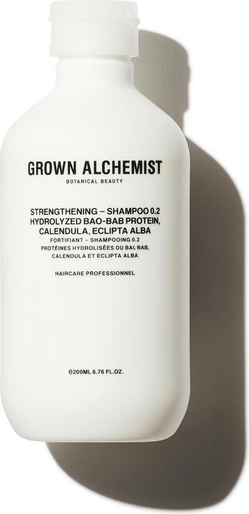 Produktbild Grown Alchemist Hair Strengthening Shampoo 0.2 Bao-Bab Protein, Calendula, Eclipta Alba (200 ml, Flüssiges Shampoo)