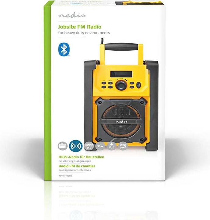 Immagine prodotto Nedis FM-Radio RDFM3100YW (FM, Bluetooth)