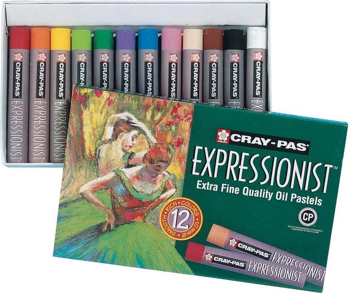 Image du produit Royal Talens Sakura Cray-Pas Expressionist oil pastel set | 12 colours (12 couleurs, Sakura Cray-Pas Expressionist oil pastel set)