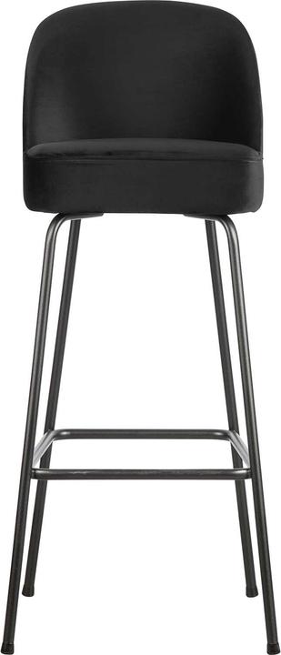 BePureHome Barkruk Vogue H80 Fluweel zwart