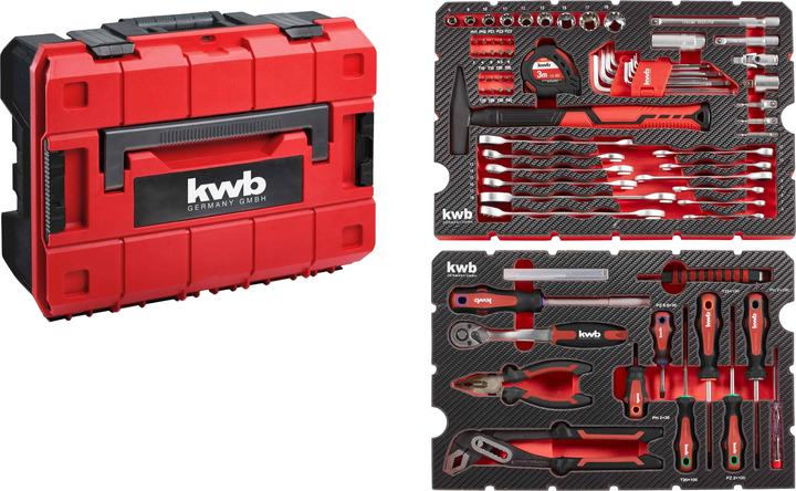 Actual product image kwb 370560 Toolbox equipped (80 pieces)