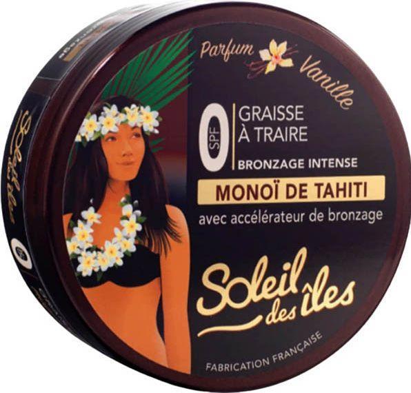 Soleil des Îles Kosmetisches Melkfett SPF0 intensive Bräune Vanille (Sonnencreme, Bis SPF 10, 150 ml, 155 g)