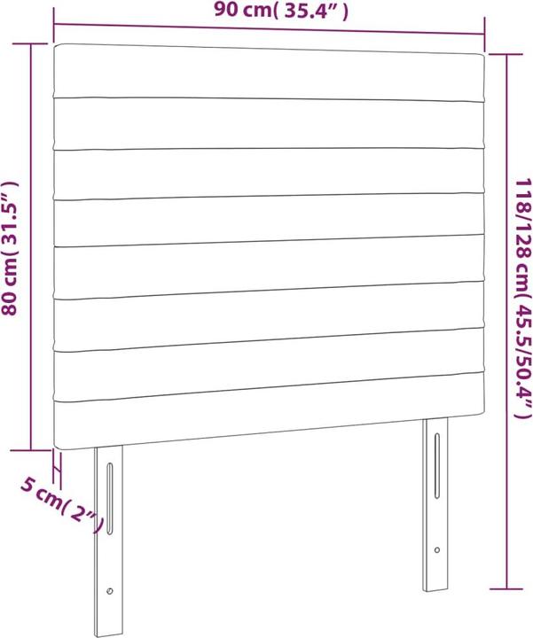 Immagine prodotto VidaXL Erin (90 x 5 x 128 cm)
