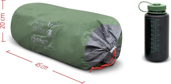 Actual product image Robens Sage 3 Pro (Tunnel tent, 3.20 kg, 3 persons)