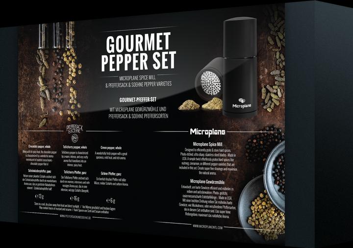 Image du produit Microplane Set de poivre Gourmet (Poivre)