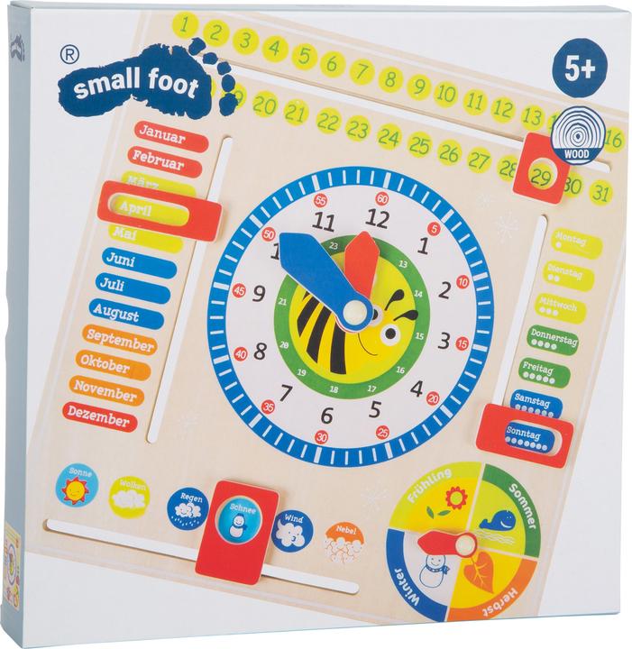 Actual product image small foot Learning board Date, times and seasons (German)