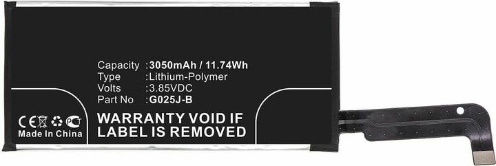 Image du produit CoreParts Batterie pour mobile, SmartPhone (3050 mAh)