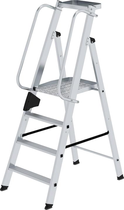 Produktbild Munk Plattformleiter 4 Stufen mit Ablageschale (Plattformleiter, 100 cm)