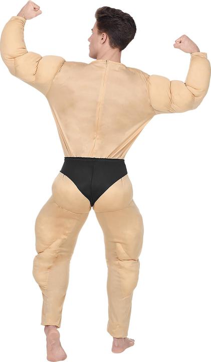 Actual product image Widmann Bodybuilder costume: muscle jumpsuit with briefs (L)
