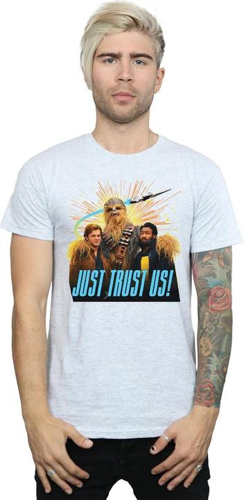 Actual product image Star Wars Mens Solo Just Trust Us T-Shirt (3XL)