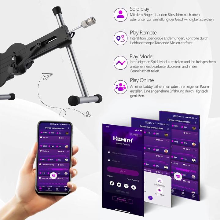 Actual product image HiSmith Mini Sex Machine, App