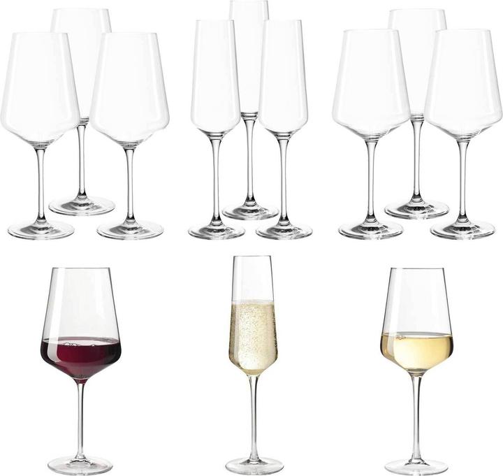 Productafbeelding Leonardo Puccini (75 cl, 12 Bril, Rode wijnglazen, Witte wijnglazen)