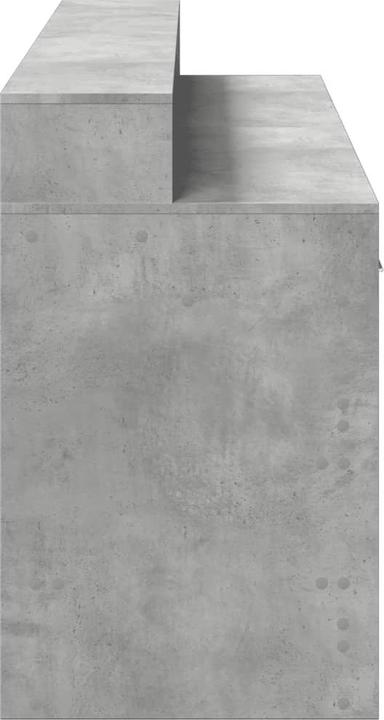 Actual product image VidaXL LED desk Computer desk Work desk PC desk Office desk concrete grey (160 x 55 x 91 cm)