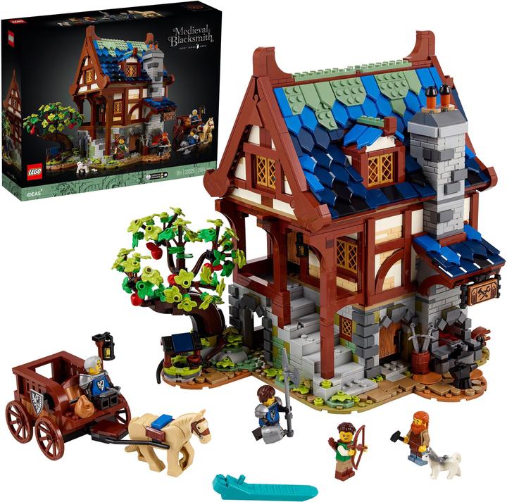 Actual product image LEGO Medieval forge (21325, LEGO Ideas, LEGO Rare Sets)