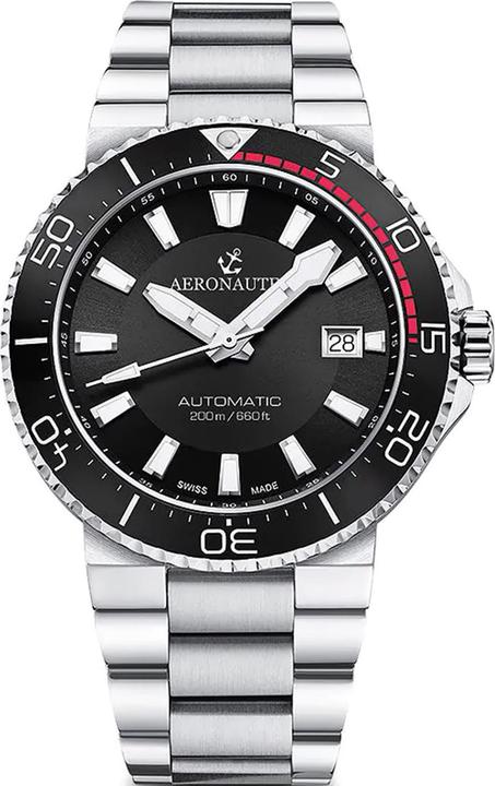 Produktbild Aeronautec ANT-44086-01 Sports Diver Automatik 43mm 200M (Sportuhr, 43 mm)