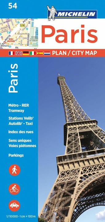 Immagine prodotto Mappa Michelin Parigi