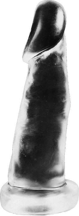 Productafbeelding Dark Crystal Duistere kristallen dildo van Mister B. Valerio - 40cm/5.1cm - transparant