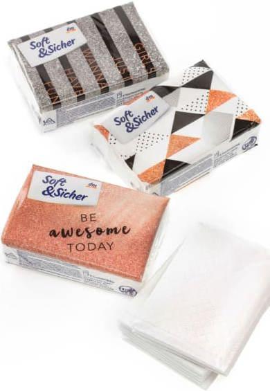 Produktbild dm Soft&Sicher Taschentücher Pocket (6x8 Stück)