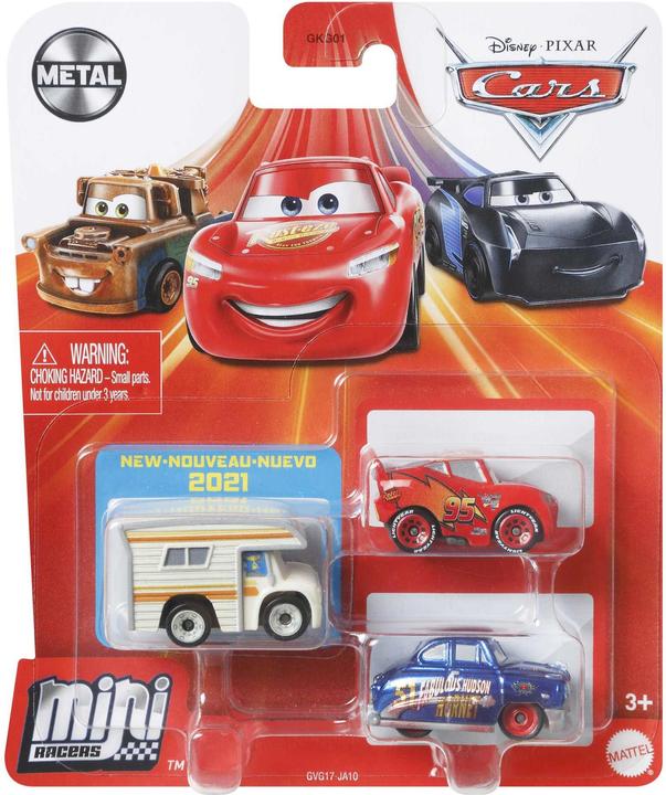 Actual product image Mattel Mini Racers 3-pack