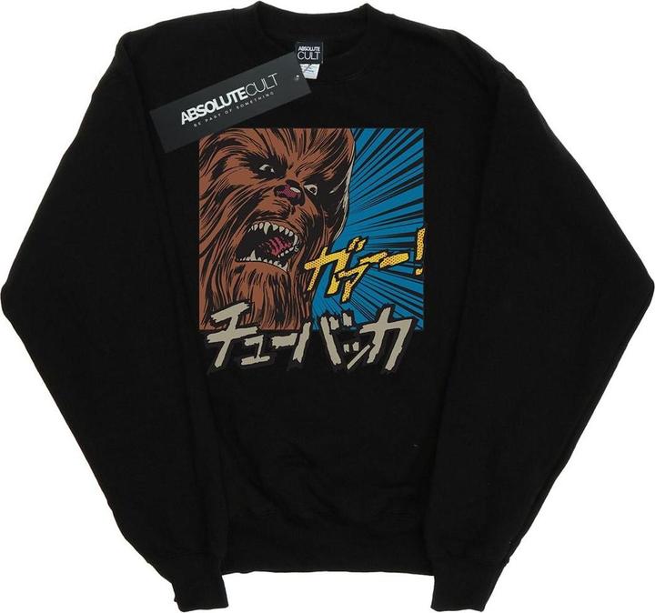 Actual product image Star Wars Mens Chewbacca Roar Pop Art Sweatshirt (M)