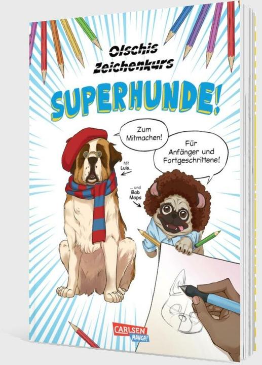 Image du produit Olschis Zeichenkurs: Superhunde! (Allemand, Olschi, 2024)