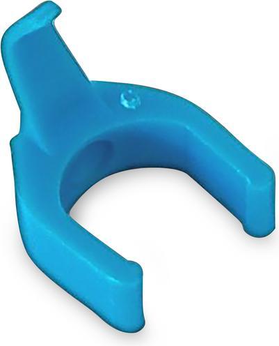 Produktbild PatchSee Kabel Clip Farbe Hellblau, Set= (9 cm)