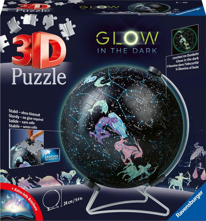 Produktbild Ravensburger Glow In The Dark Sternenglobus (180 Teile)