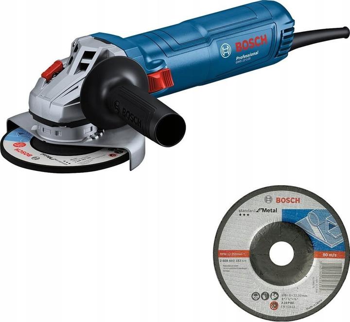 Image du produit Bosch Professional GWS 12-125 (C) Meuleuse d'angle + disque à ébarber (06013A6100) (125 mm)