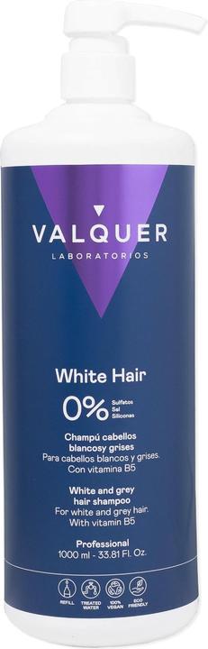 Immagine prodotto Valquer Shampoo per capelli bianchi e grigi 1000ml (1000 ml)