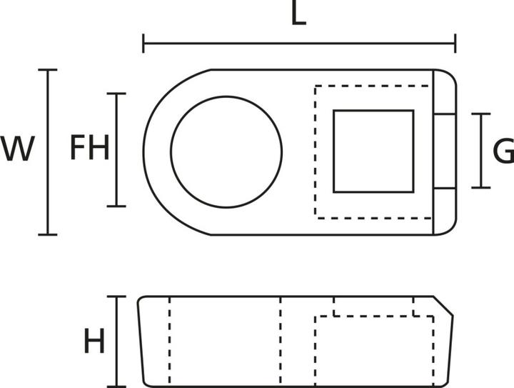 Produktbild HellermannTyton Befestigungsösen CL8 weiss (Befestigungsschlaufen, 27.30 mm, 100 Stk.)