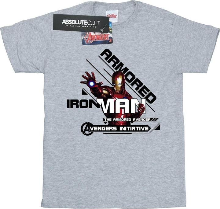 Immagine prodotto Iron Man Armored Avenger Maglietta Ragazze (128)