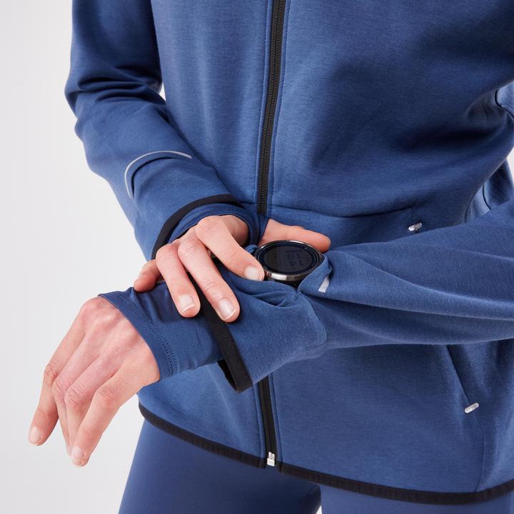 Produktbild Kiprun Laufjacke Damen warm - Run 500 Warm blau (M)