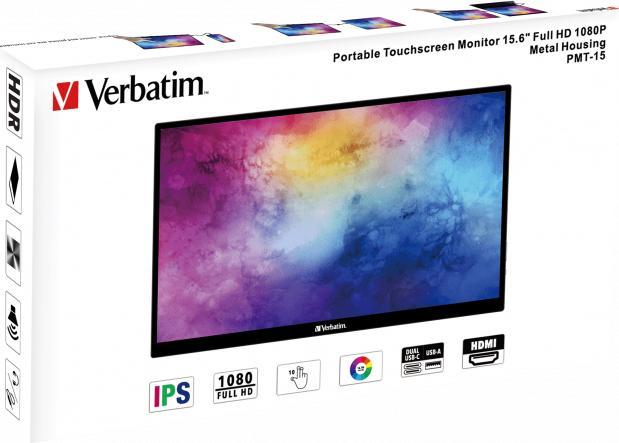 Actual product image Verbatim PMT-15 (1920 x 1080 pixels, 15.60")