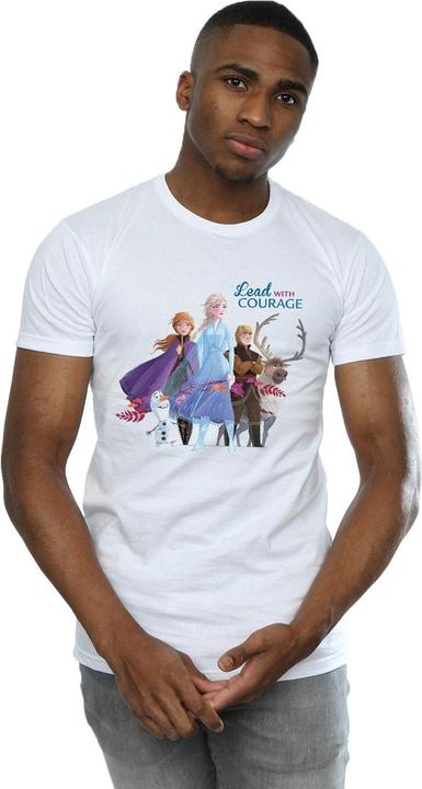 Image du produit Disney - T-shirt FROZEN LEAD WITH COURAGE - Homme (XXL)