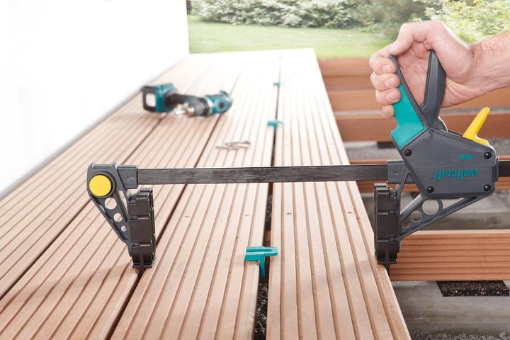 Image du produit wolfcraft wolfcraft 1 Montagezwinge für Terrassendielen (450 mm)