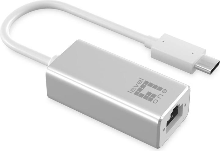 Immagine prodotto LevelOne USB-0402 Adattatore di rete Gigabit USB-C (USB-C, RJ45 (1x))