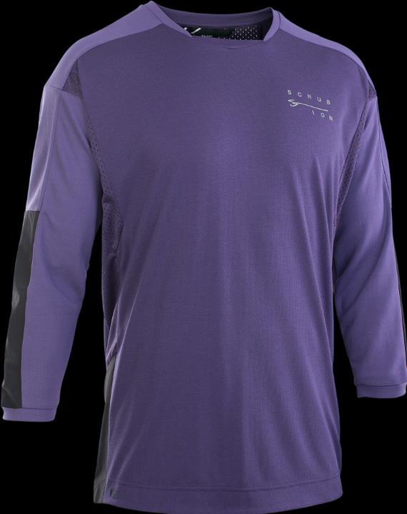 Image du produit ION Bike Jersey Scrub Amp LS 3/4 BAT men - dark-purple (M)